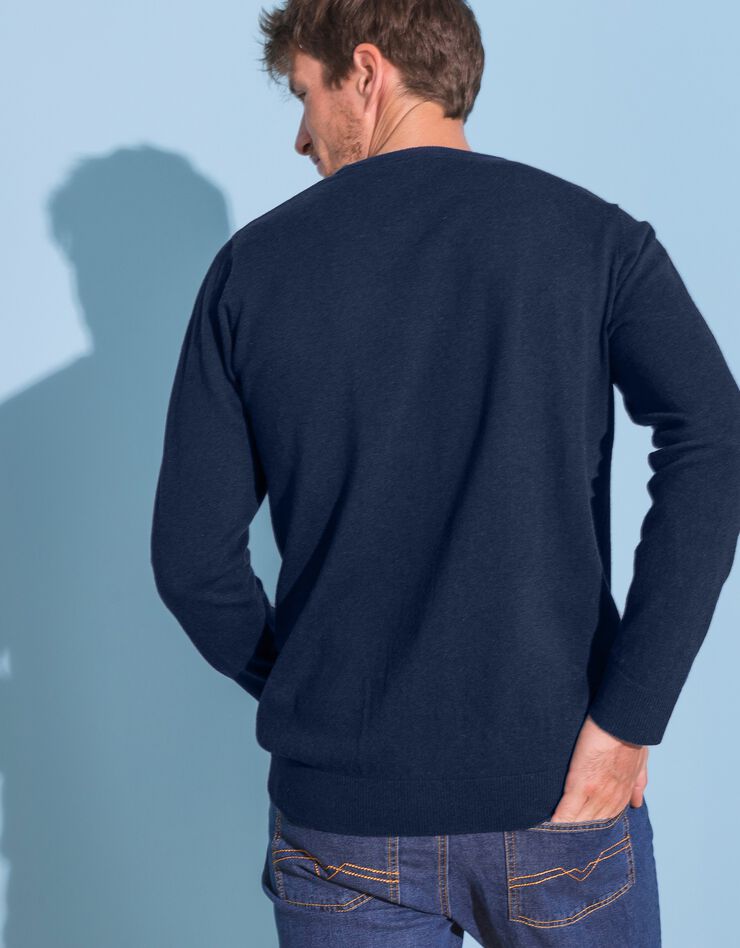 Pull uni col rond (marine) Pull uni col rond (marine)