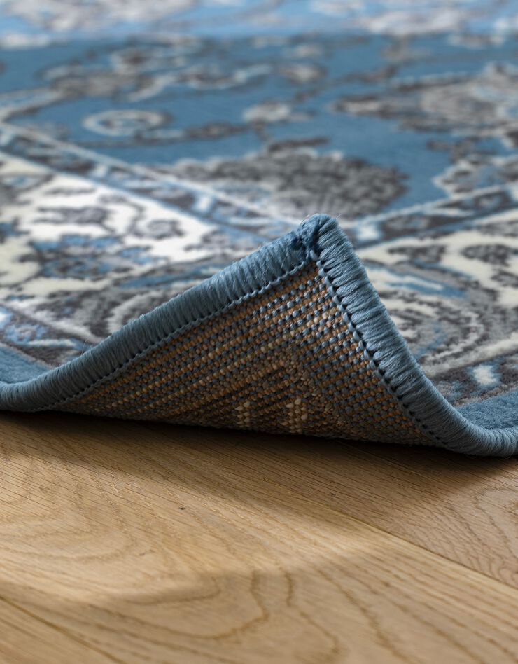 Tapis motifs perse (bleu grisé) Tapis motifs perse (bleu grisé)