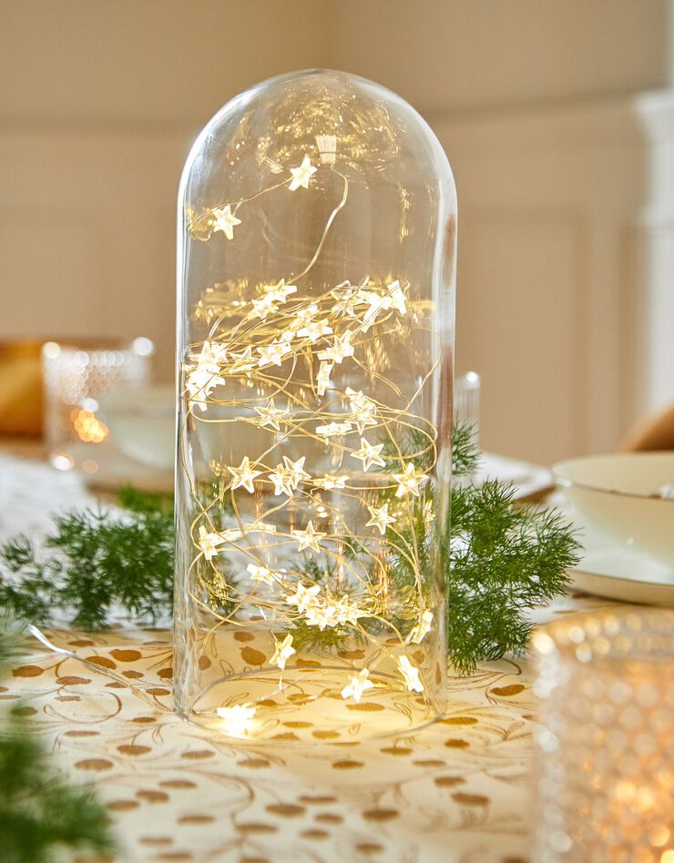 Guirlande fines étoiles lumineuses (unique)