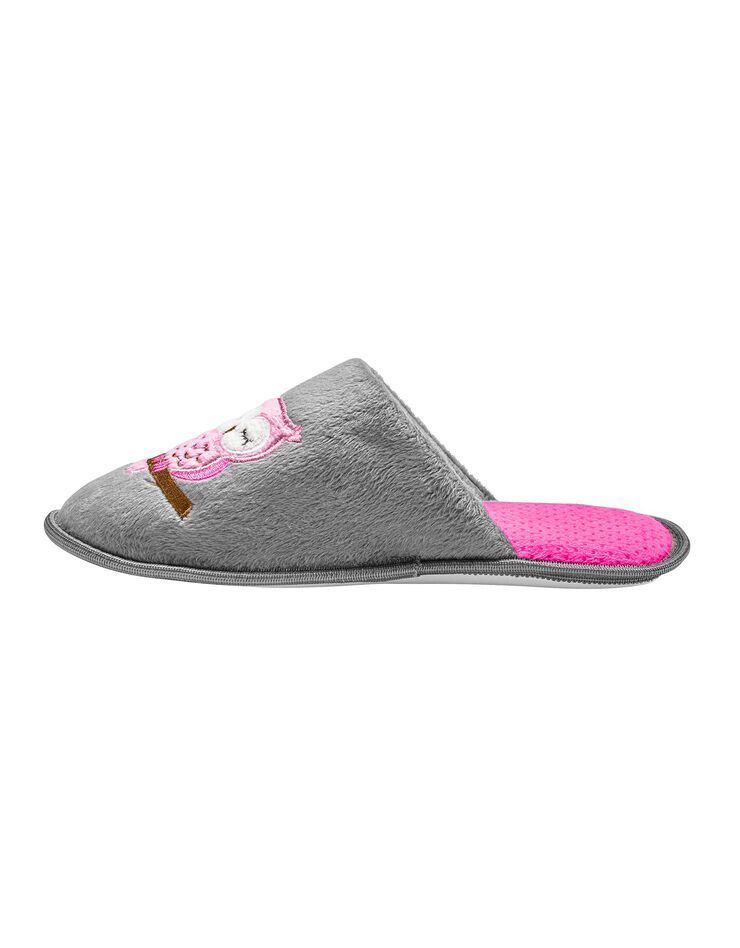 Mules motifs "chouette" (gris) Mules motifs "chouette" (gris)