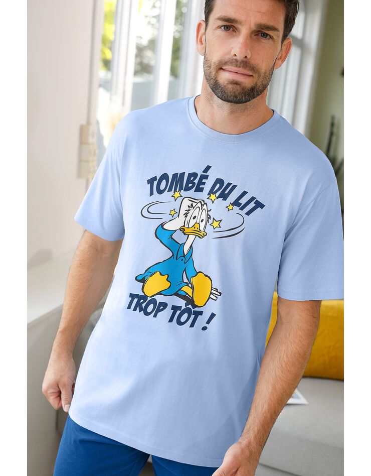 Pyjashort Donald manches courtes (bleu / marine) Pyjashort Donald manches courtes (bleu / marine)
