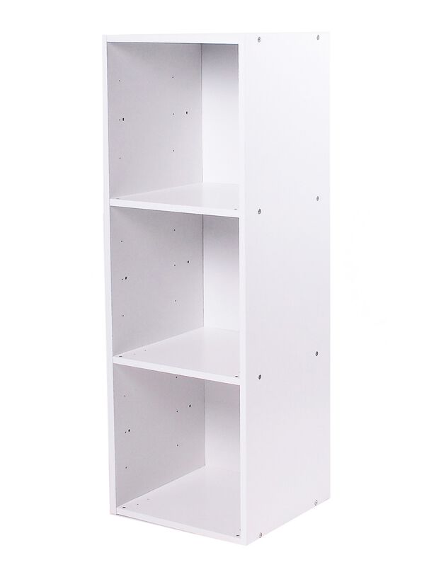 Etagère murale blanche - 3 cases (blanc)