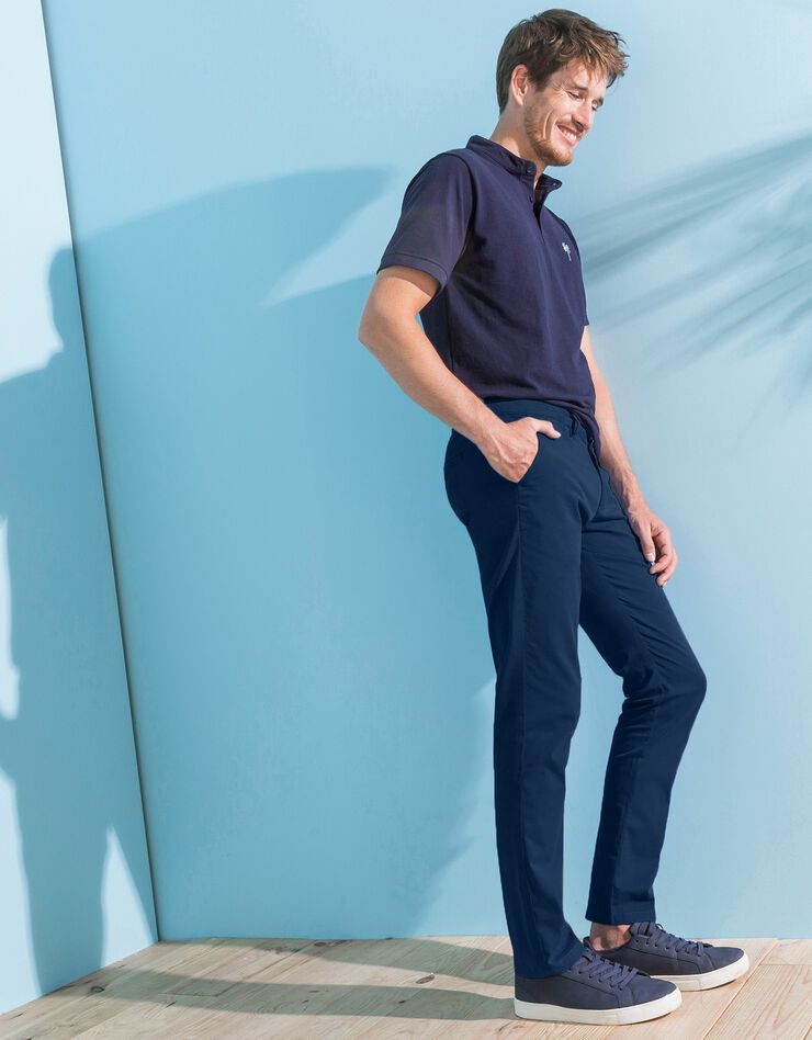 Pantalon chino toile sergé (marine) Pantalon chino toile sergé (marine)