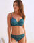 Soutien-gorge forme emboîtante dentelle unie Arum - avec armatures (vert)