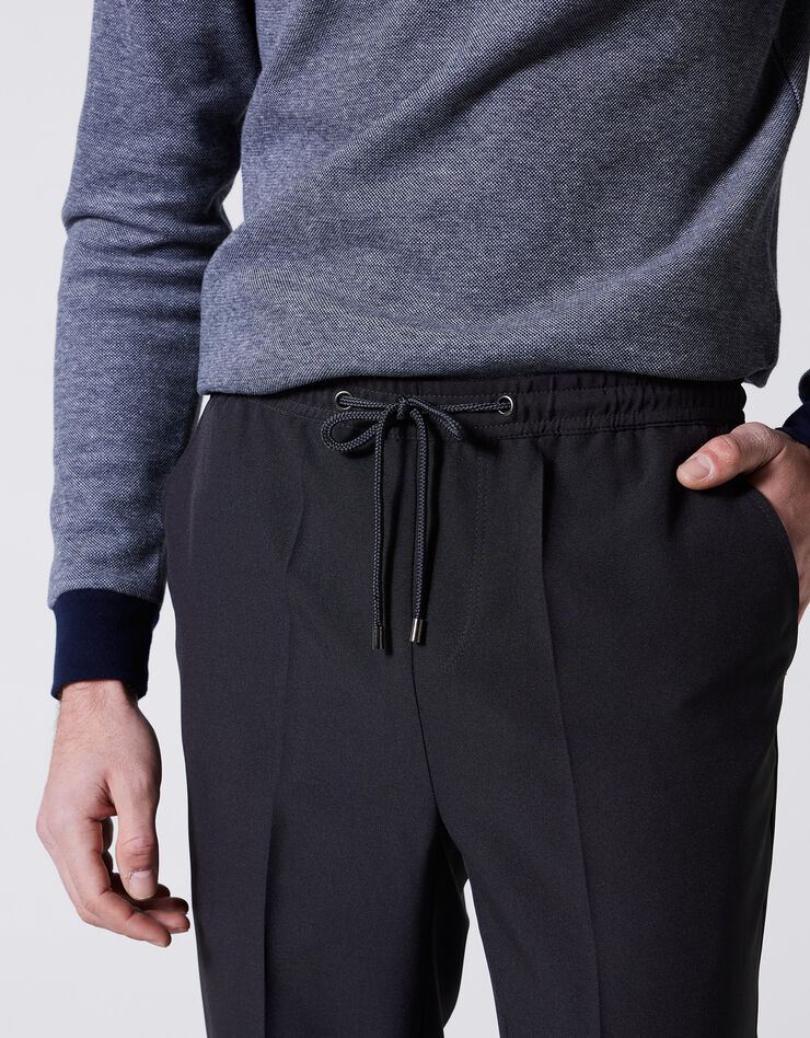 Pantalon confort taille élastiquée (gris) Pantalon confort taille élastiquée (gris)