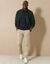 Blouson côte anglaise intérieur fourré (vert sapin)