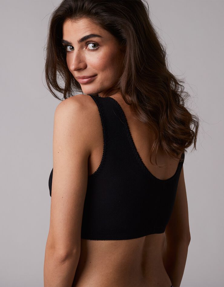 Soutien-gorge ouverture devant sans armatures - lot de 2 (noir) Soutien-gorge ouverture devant sans armatures - lot de 2 (noir)