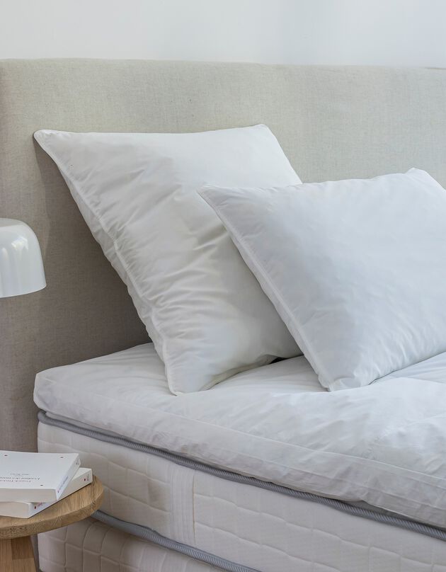 Oreiller à mémoire de forme, confort modulable (blanc)