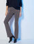 Legging bootcut uni, taille élastiquée (anthracite)