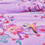 Linge de lit Birdy en coton imprimé oiseaux (parme)
