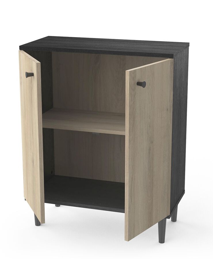 Buffet HAMFIELD 2 portes – 2 coloris (noir)