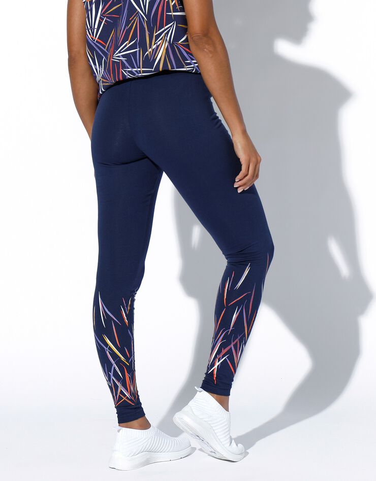 Legging imprimé graphique (marine / multicolore) Legging imprimé graphique (marine / multicolore)