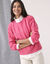 Pull col rond  (rose)