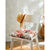 Galette de chaise imprimé feuillage - lot de 2 (rose / terracotta)