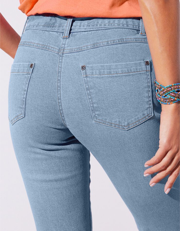 Jean droit stretch spécial petites (bleached) Jean droit stretch spécial petites (bleached)