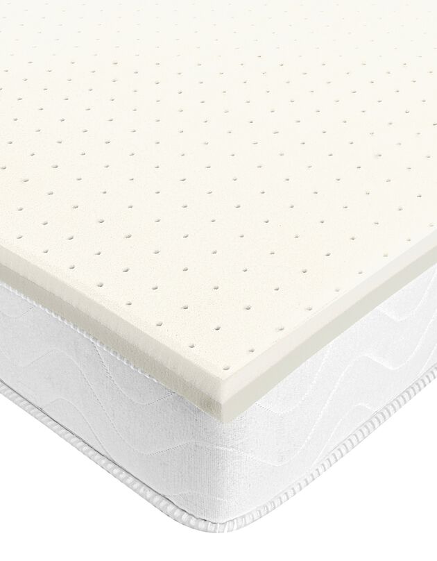 Surmatelas ventilé confort sur mesure (blanc)