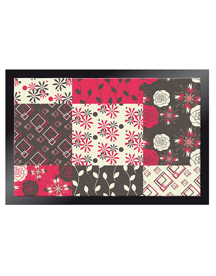 Tapis anti-poussière motif patchwork (unique)