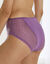 Culotte maxi coton dentelle unie Coria - lot de 2 (violet)