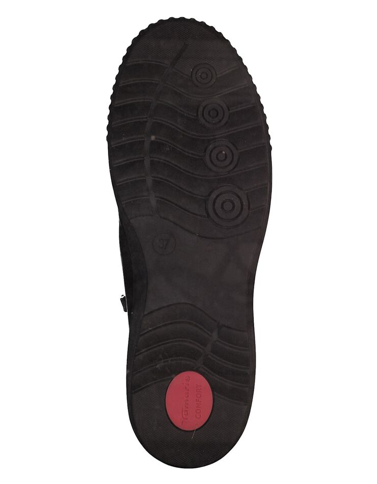 Bottines noir dessus cuir - largeur confort (noir) Bottines noir dessus cuir - largeur confort (noir)