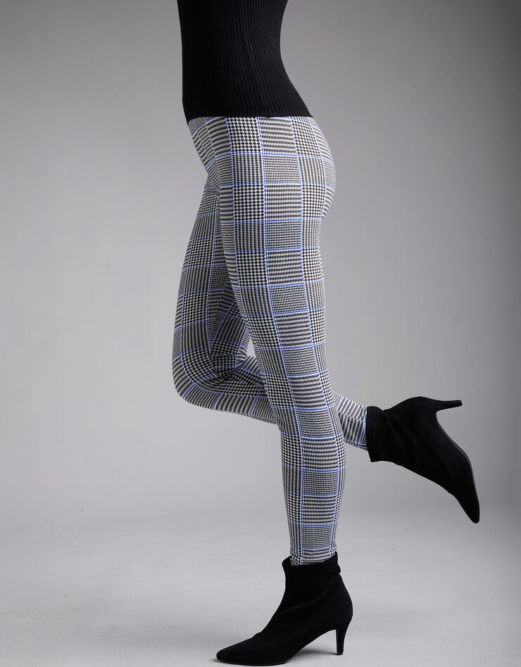 Legging maille imprimé carreaux (noir / blanc) Legging maille imprimé carreaux (noir / blanc)