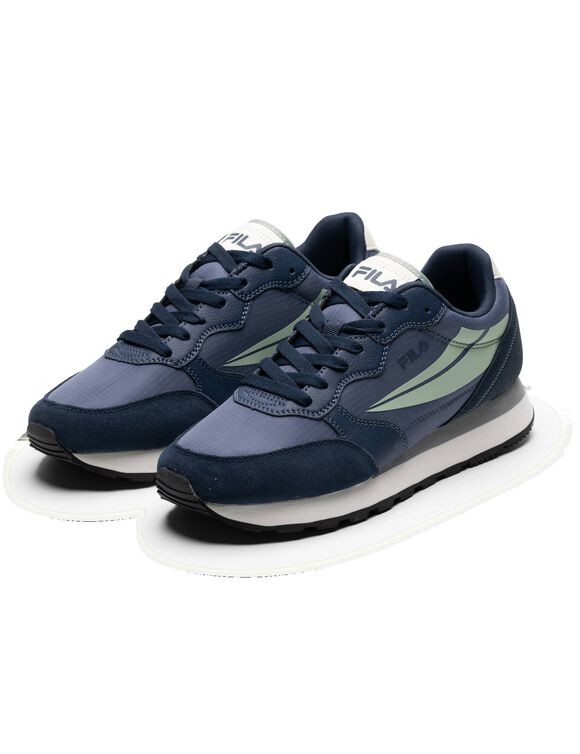 Baskets &agrave; lacets HYPERT FILA&reg; (bleu / vert)