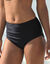 Bas de maillot de bain sculptant taille haute uni Solaro (noir)