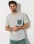 Tee-shirt pyjama manches courtes gris (gris)