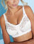 Soutien-gorge agrafage devant - sans armatures (blanc)