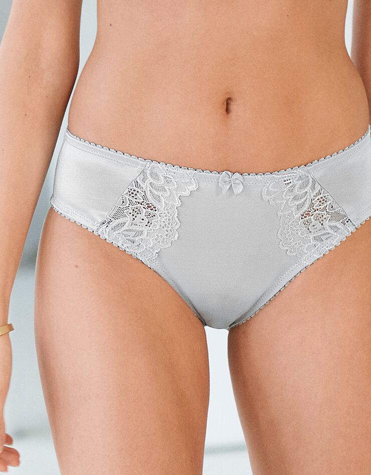 Culotte en dentelle Cerignola - lot de 2 (bleu + gris) Culotte en dentelle Cerignola - lot de 2 (bleu + gris)
