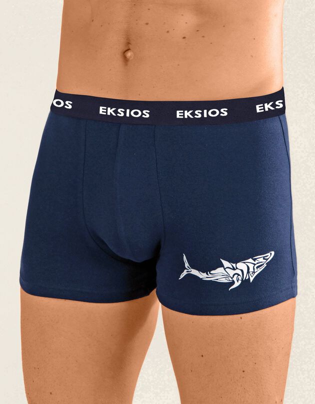 Boxer motif tattoo - lot de 4 (assortis)