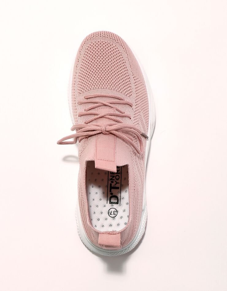 Baskets de sport légères à lacets (vieux rose)