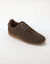 Baskets effet su&eacute;dine, la&ccedil;age uni ou motif l&eacute;opard (chocolat)