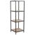 Etagère 3 niveaux style industriel STOCKIES (naturel)