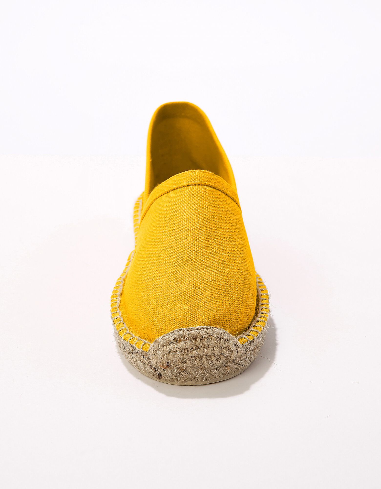 espadrille jaune moutarde