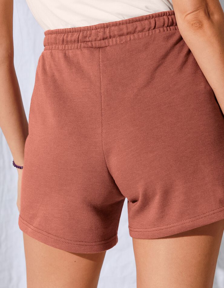 Short molleton fluide uni (terracotta) Short molleton fluide uni (terracotta)