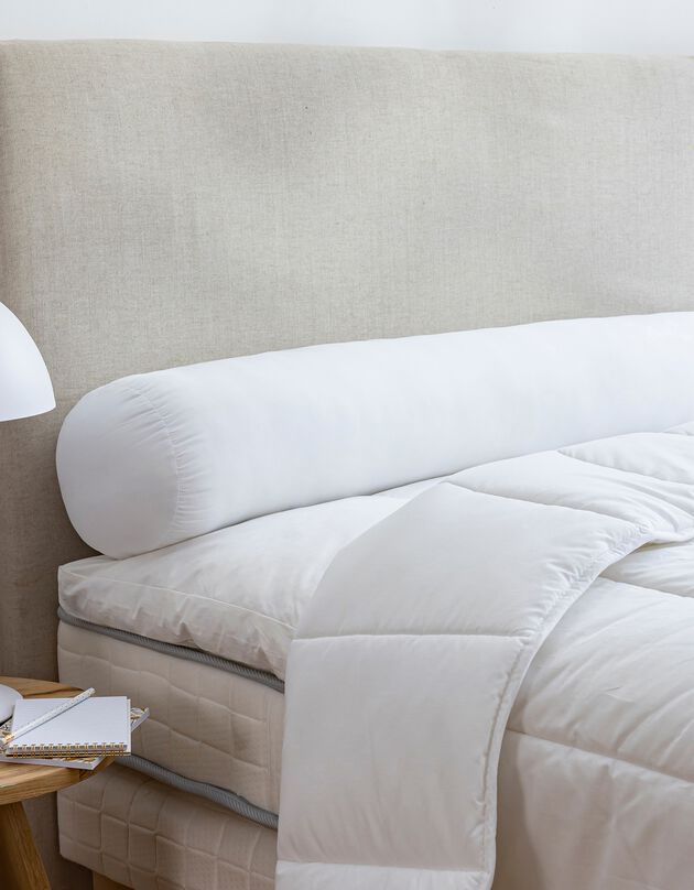 Traversin Anti-transpiration en microfibre Passerelle® - moelleux (blanc)
