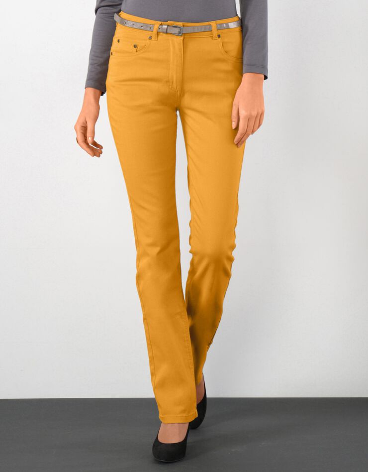 Pantalon droit stretch (safran) Pantalon droit stretch (safran)