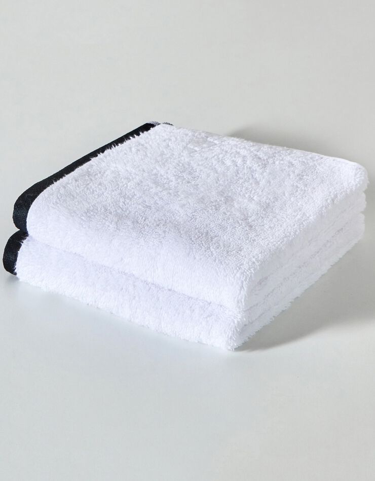 Eponge unie 540g/m2 confort luxe, collection "Intemporelle" (blanc)