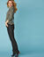 Jean droit taille haute - petite stature (black)