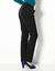 Pantalon droit stretch uni (noir)