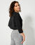 Gilet boléro boutonné (noir)