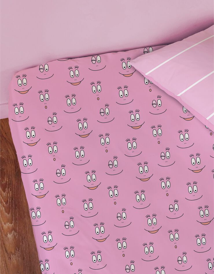 Parure de lit enfant Barbapapa® - coton (rose)