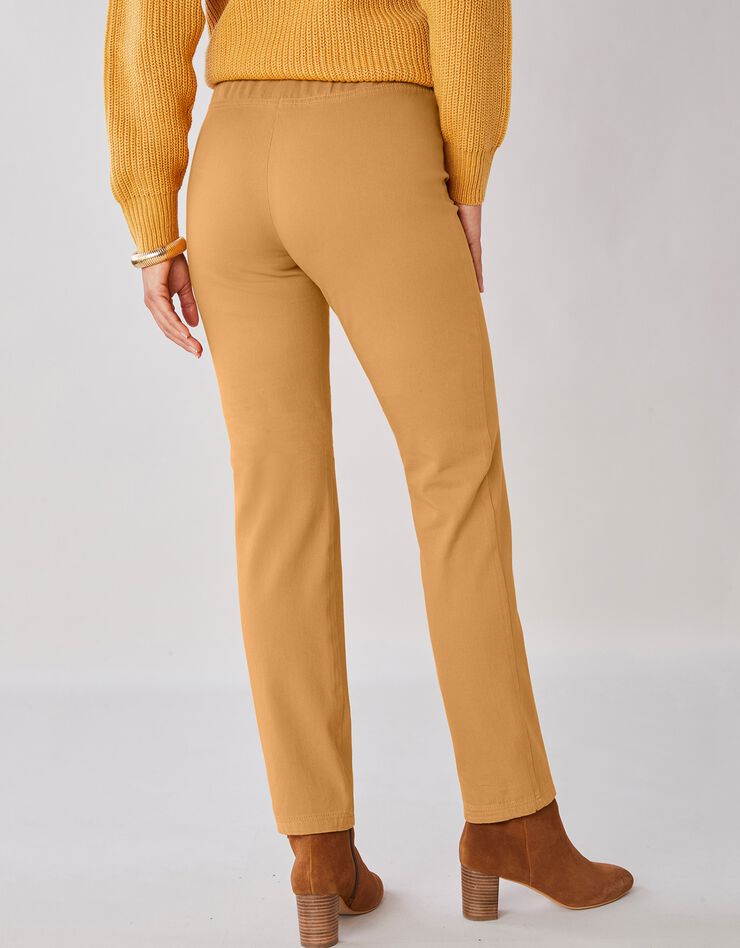 Pantalon sculptant effet ventre plat taille élastiquée (miel) Pantalon sculptant effet ventre plat taille élastiquée (miel)