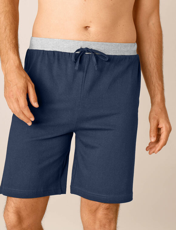 Short pyjama - lot de 2 (gris + marine)
