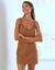 Fond de robe coton stretch invisible (noisette)