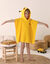 Poncho de bain enfant Pikachu éponge et velours coton - 280g/m2  (jaune)