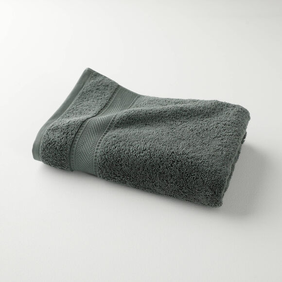 Collection serviettes de bain unies 540g/m2 confort luxe  (kaki)