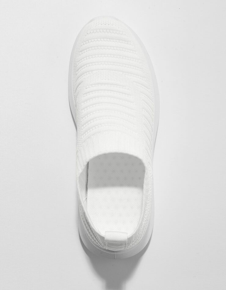 Baskets à enfiler confort souple et léger en mesh (blanc)