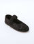 Chaussons forme babies, velours pailleté (noir)