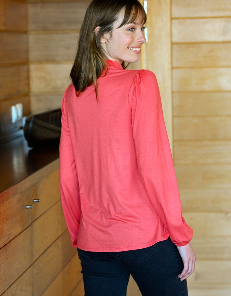 Sous-pull col montant (corail)